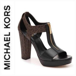 Michael Kors MK Logo Berkley Platform Sandal